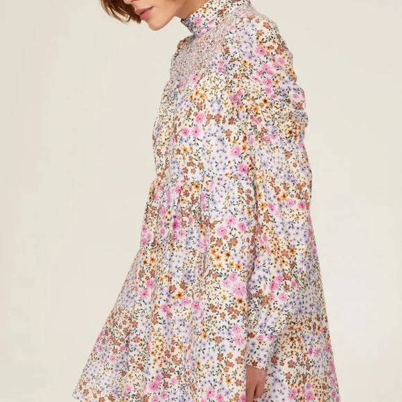 MUNTHE Floral Long Sleeve Dress, 44 - Picture 2 of 13